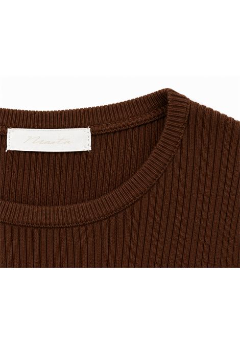 Pull grocollo Lù-Lù BY MISS GRANT | LL4626MORO